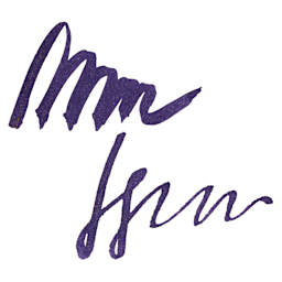 Tom's Studio Shimmer Fountain Pen Ink - Broadway, swatch