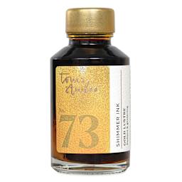 Tom's Studio Shimmer Fountain Pen Ink - Gold Lustre, 50 ml