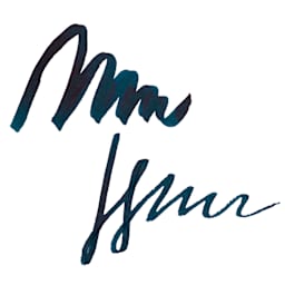 Colorverse Blue Dragon Fountain Pen Ink - Glistening Blue, swatch