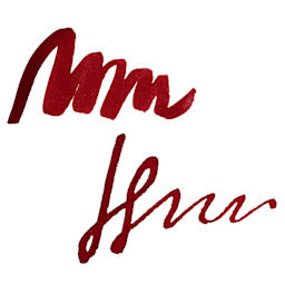 Endless Alchemy Fountain Pen Ink - Drops of Mars, swatch