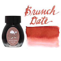 Colorverse Joy in the Ordinary Fountain Pen Ink - 80 Brunch Date, swatch and jar