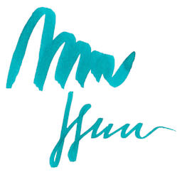 Colorverse Korea Special Fountain Pen Ink - 44 Dokdo, swatch