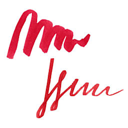 Colorverse Korea Special Fountain Pen Ink - 63 Camellia, swatch