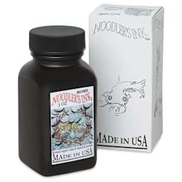 Noodler's Ink Fountain Pen Ink - Rome, bottle next to packaging box
