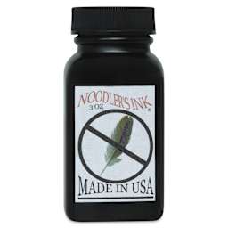 Noodler's Ink Fountain Pen Ink - X-Feather Black, bottle