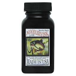 Noodler's Ink Fountain Pen Ink - Brevity Black, bottle