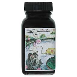 Noodler's Ink Fountain Pen Ink - Black Swan in English Roses, bottle