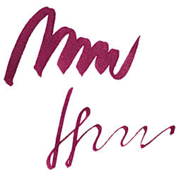 Noodler's Ink Fountain Pen Ink - Black Swan in English Roses, swatch