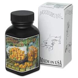 Noodler's Ink Fountain Pen Ink - Habanero, bottle next to packaging box