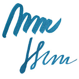 Noodler's Ink Fountain Pen Ink - Bad Blue Heron, swatch