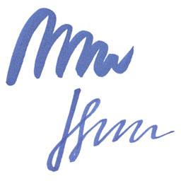 Noodler's Ink Fountain Pen Ink - Eternal Polar Blue, swatch