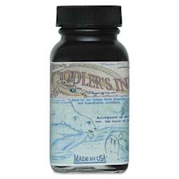 Noodler's Ink Fountain Pen Ink - Eternal Polar Brown, bottle
