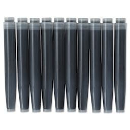 Platinum Pen Ink Cartridges - Black, Pkg of 10