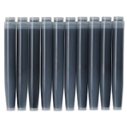 Platinum Pen Ink Cartridges - Blue Black, Pkg of 10