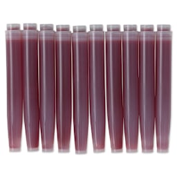Platinum Pen Ink Cartridges - Red, Pkg of 10