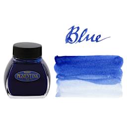 Platinum Pigment Ink - Blue, 60 ml, bottle with swatch