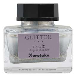Kuretake Ink-Café Drop of Shimmer Ink Additive - Glitter, 20 ml, front of bottle