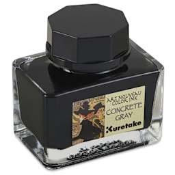 Kuretake Ink-Café Art Nouveau Ink - Concrete Gray, 20 ml, bottle