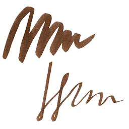 Kuretake Ink-Café Art Nouveau Ink - Mahogany Brown, swatch