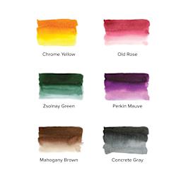 Kuretake Ink-Café Art Nouveau Inks, swatches