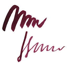 Kuretake Ink Cafe Meiji No Iro Pen Ink - 531 Deep Maroon (Ebicha), swatch