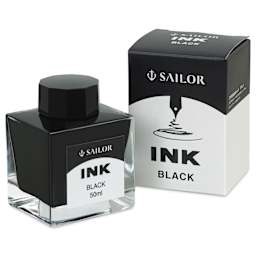 Sailor Ink - Black, 50 ml, bottle with packaging