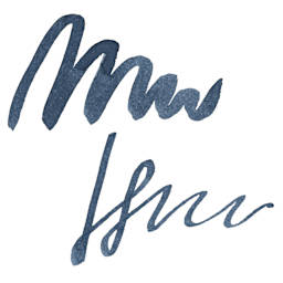 Sailor USA State Ink - Pennsylvania, Blue Gray, 20 ml, swatch