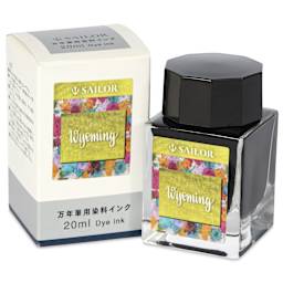 Sailor USA State Ink - Wyoming, Chartreuse, 20 ml, with packaging