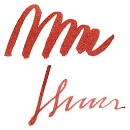 Sailor USA State Ink - Connecticut, Foliage Red, 20 ml swatch