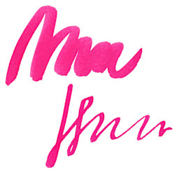 Sailor USA State Ink - Indiana, Pink, 20 ml, swatch