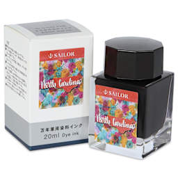 Sailor USA State Ink - North Carolina, Strawberry Red, 20 ml, with packaging