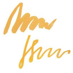 Sailor USA State Ink - New Jersey, Yellow, 20 ml, swatch