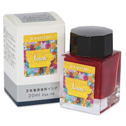 Sailor USA State Ink - Iowa, Bright Yellow, 20 ml, with packaging