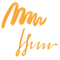 Sailor USA State Ink - Iowa, Bright Yellow, 20 ml, swatch