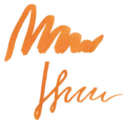 Sailor USA State Ink - Utah, Golden Amber, 20 ml, swatch