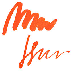 Sailor USA State Ink - Florida, Orange, 20 ml, swatch