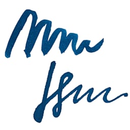 Sailor USA State Ink - Montana, Blue, 20 ml, swatch