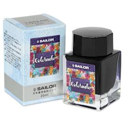 Sailor USA State Ink - Colorado, Purple, 20 ml, with packaging