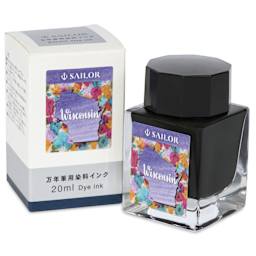 Sailor USA State Ink - Wisconsin, Violet, 20 ml, with packaging