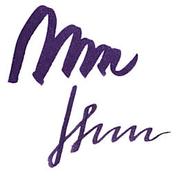 Sailor USA State Ink - Rhode Island, Quahog Purple, 20 ml, swatch