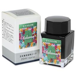 Sailor USA State Ink - Alabama, Collard Green, 20 ml, with packaging