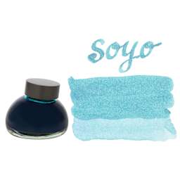Kakimori Pigment Ink - 07 Soyo, swatch and bottle