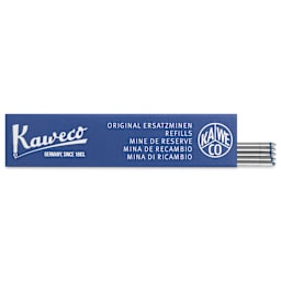 Kaweco D1 Ballpoint Pen Refill - Blue, Pkg of 5, refills shown out of pack