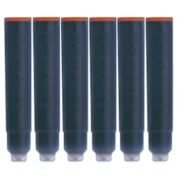 Kaweco Fountain Pen Ink Cartridges - Sun Orange, cartridges laid out