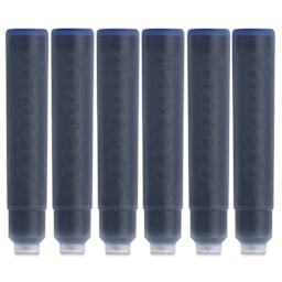 Kaweco Fountain Pen Ink Cartridges - Midnight Blue, cartridges laid out