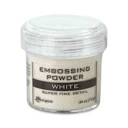 Ranger Embossing Powder  - White, Super Fine, 1 oz