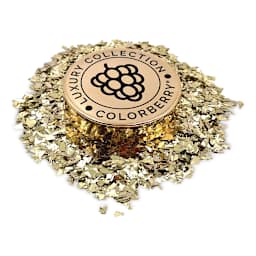 Colorberry Luxury Collection Resin Additive - Gold Drizzle, 15 g, Jar (Shown out of jar)