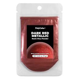 PolyColor Resin Pigment Powder - Dark Red Metallic, 15 g