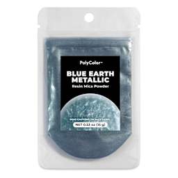PolyColor Resin Pigment Powder - Blue Earth Metallic, 15 g