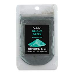 PolyColor Resin Pigment Powder - Bright Green, 15 g